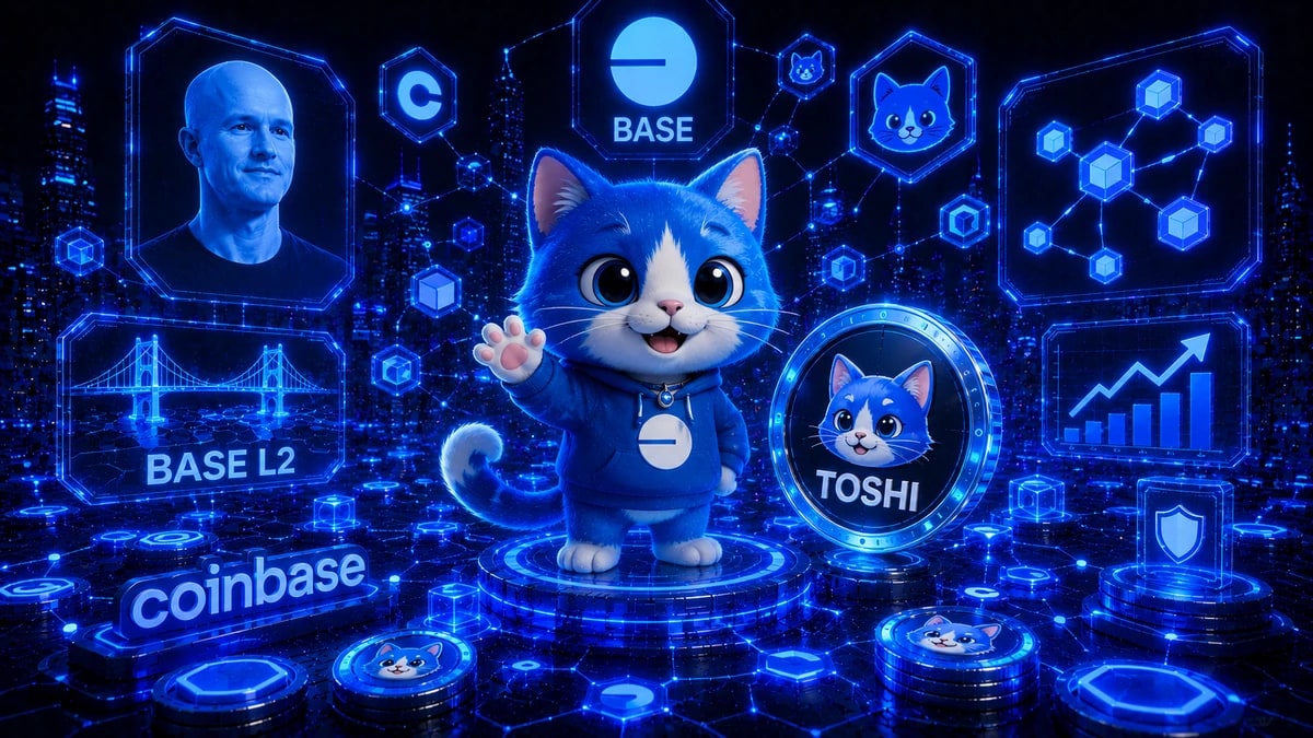 ¿Qué es Toshi (TOSHI)? Base Memecoin del gato del CEO de Coinbase explicada en 2026