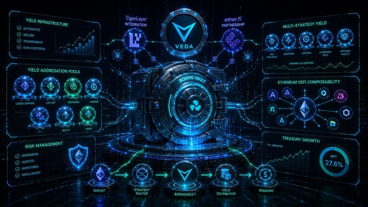 O que é o Veda? Guia de infraestrutura de rendimento BoringVault 2026
