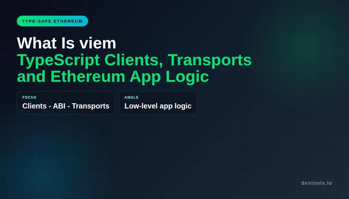 Was ist viem: TypeScript-Clients, Transporte und Ethereum App Logic (2026)
