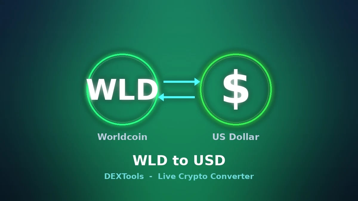 Worldcoin-USD 변환기: 실시간 WLD 가격(2026)