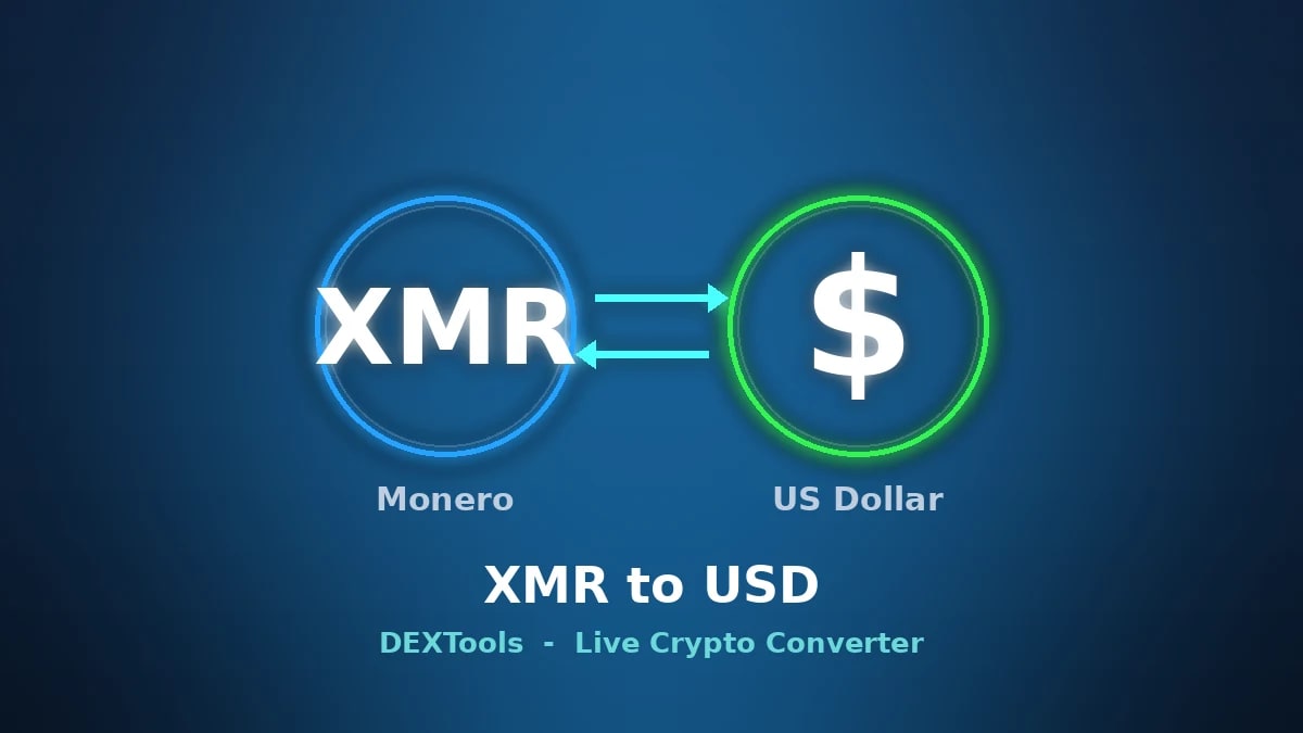 모네로를 USD로 변환: 실시간 XMR 가격(2026)