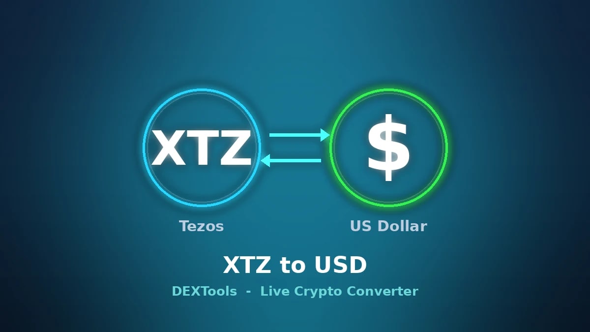 Tezos-zu-USD-Konverter: Live-XTZ-Preis (2026)